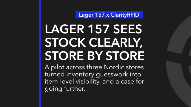 Lager 157 Sees Stock Clearly, Store by Store